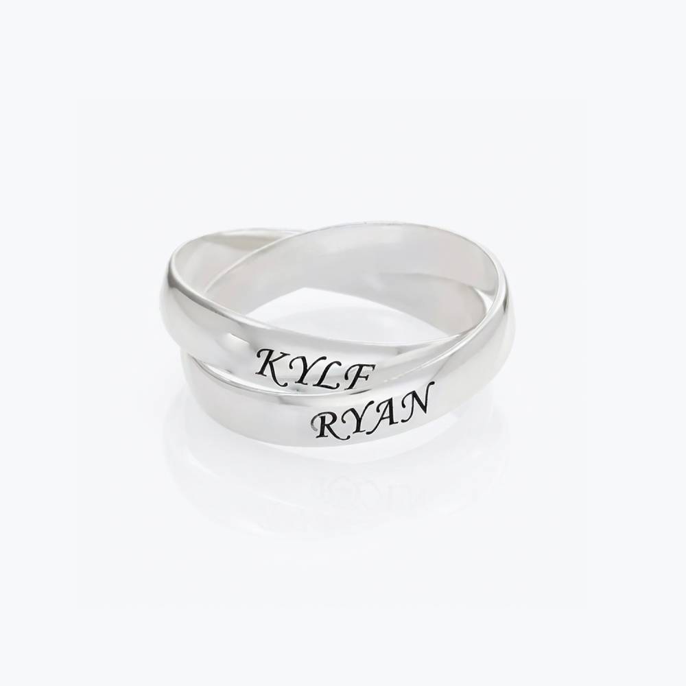 2 Charlize Russian Rings in Silver-5 product photo
