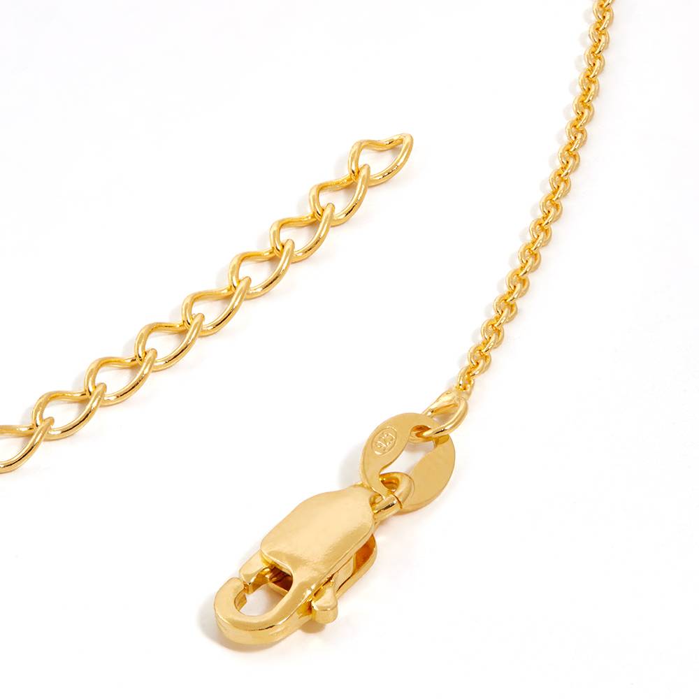 Bianca Teardrop Necklace with 0.20CT Diamond in 18ct Gold Vermeil-5 Bianca Teardrop Necklace with 0.20CT Diamond in 18ct Gold Vermeil-5 product photo