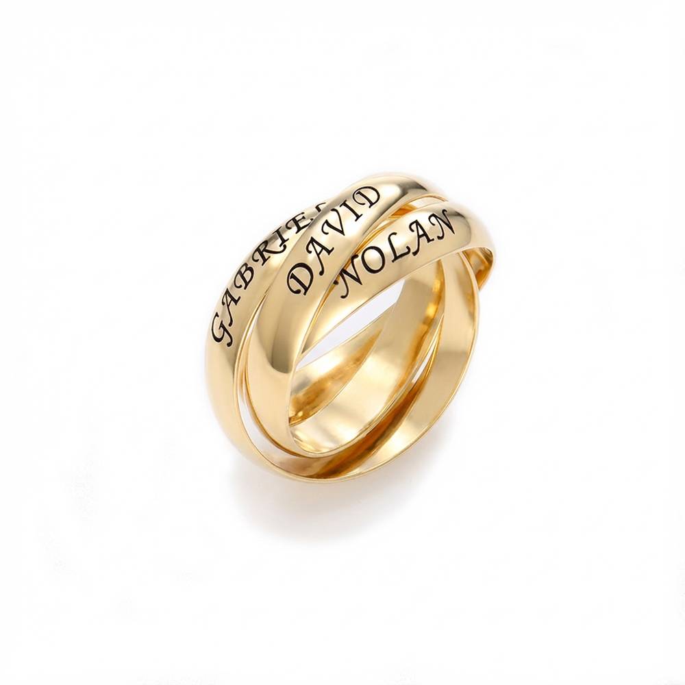 Charlize Russian Ring in Gold Plating-2 Charlize Russian Ring in Gold Plating-2 product photo