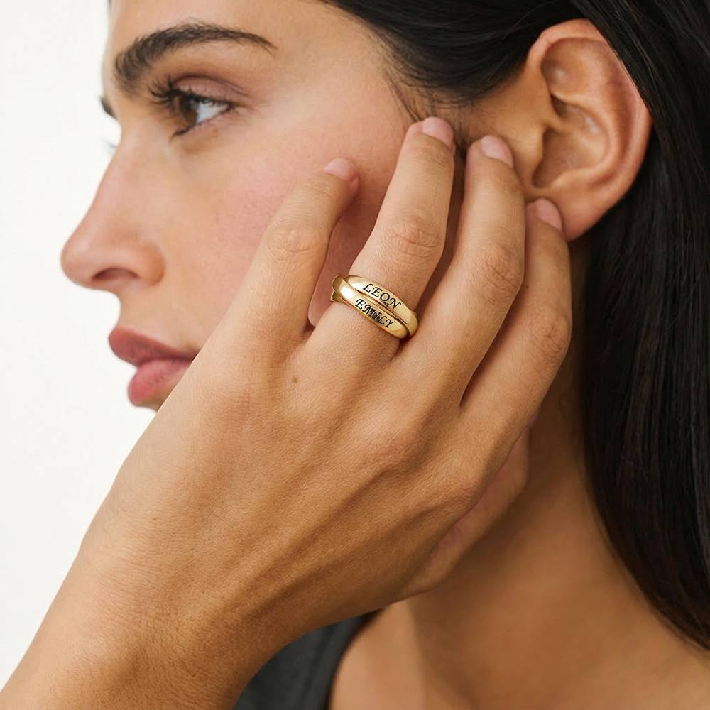 Charlize Russian Ring in Gold Plating-3 Charlize Russian Ring in Gold Plating-3 product photo