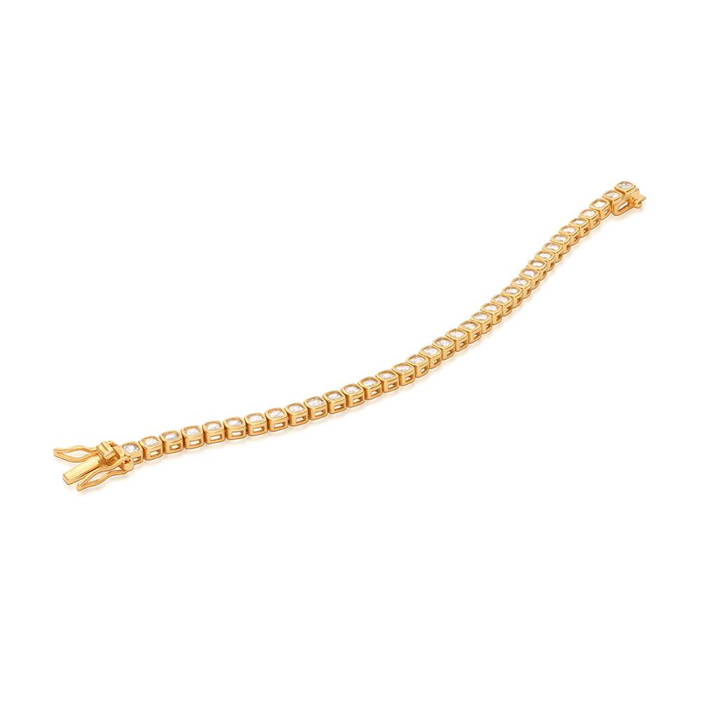 Endless Grace Tennis Bracelet in Vermeil with Cushion Cubic Zirconia-2 Endless Grace Tennis Bracelet in Vermeil with Cushion Cubic Zirconia-2 product photo