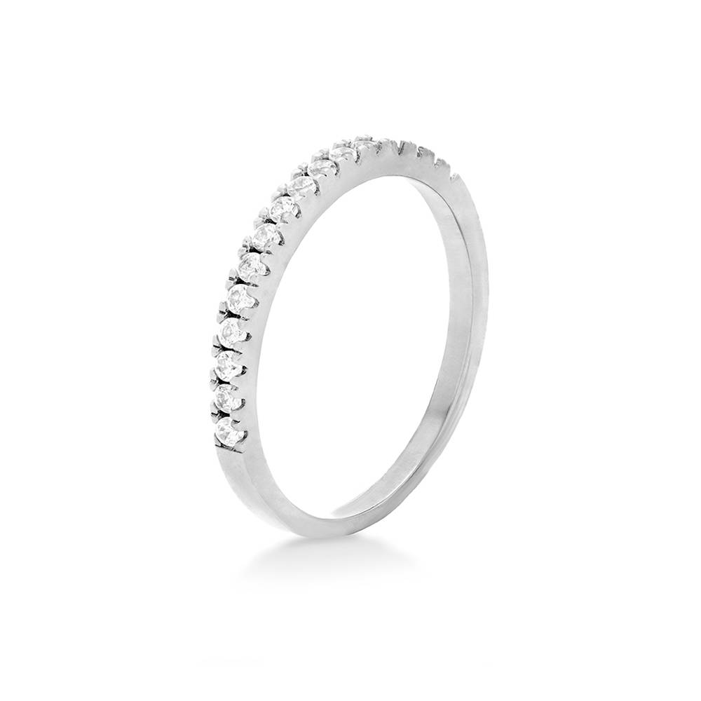 Eternal Classic Tennis Ring in Silver-2 product photo