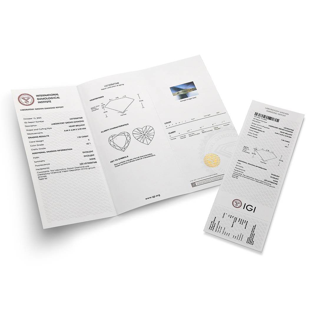 Eternal Heart Diamond Necklace with 1.00CT Diamond in Sterling Silver-6 product photo