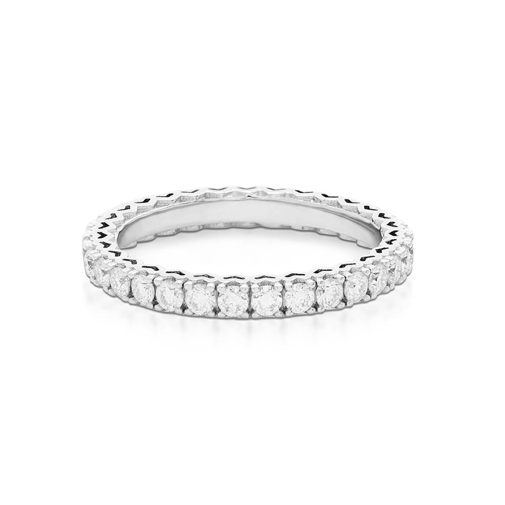 Eternal Shine Tennis Ring in Silver with Cubic Zirconia-1 Eternal Shine Tennis Ring in Silver with Cubic Zirconia-1 product photo