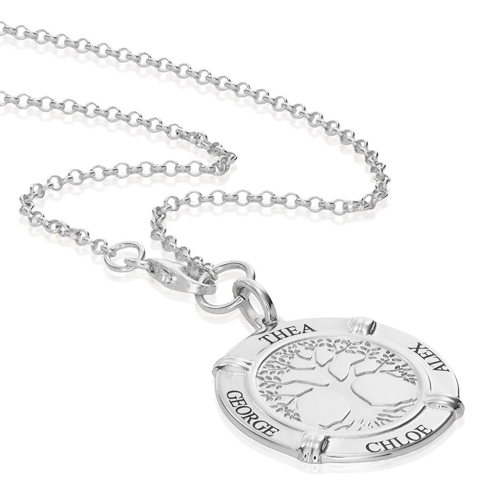Family Roots Personalised Name Necklace 925 Sterling Silver-4 Family Roots Personalised Name Necklace 925 Sterling Silver-4 product photo