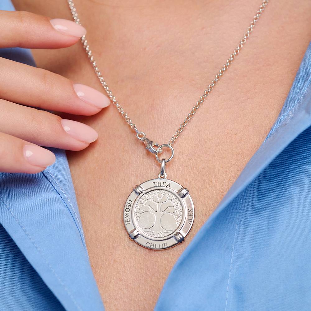Family Roots Personalised Name Necklace 925 Sterling Silver-2 Family Roots Personalised Name Necklace 925 Sterling Silver-2 product photo