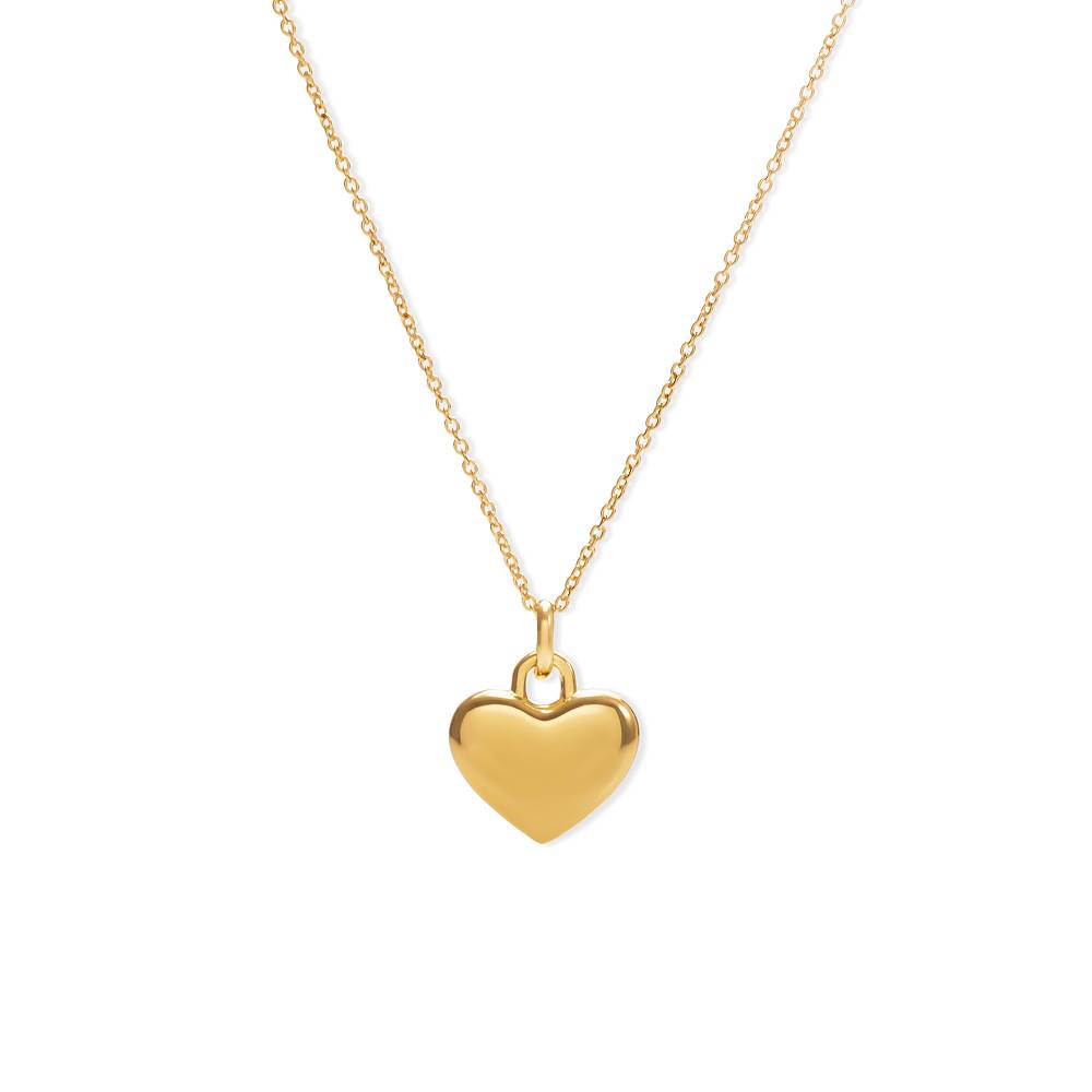 Forever Heart Charm Necklace in Gold Plating-1 product photo