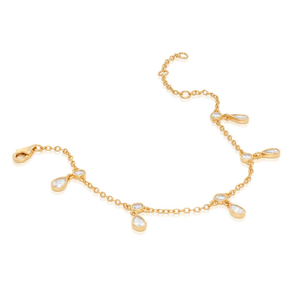 Halo Drop Cable Bracelet in Vermeil-1 product photo