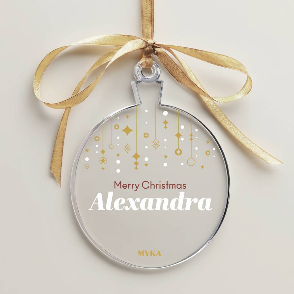 Custom Merry Christmas Ornament-3 Custom Merry Christmas Ornament-3 product photo