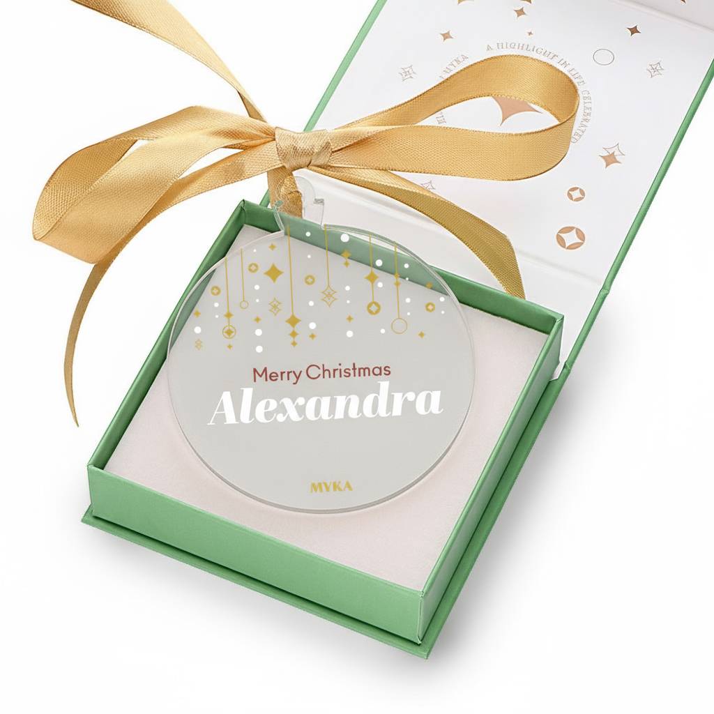 Custom Merry Christmas Ornament-2 Custom Merry Christmas Ornament-2 product photo