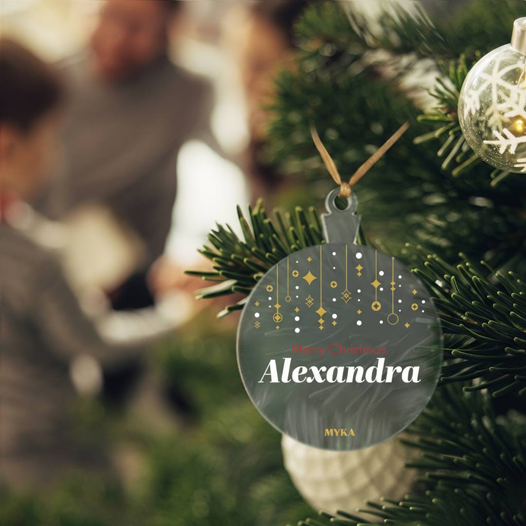 Custom Merry Christmas Ornament-1 Custom Merry Christmas Ornament-1 product photo