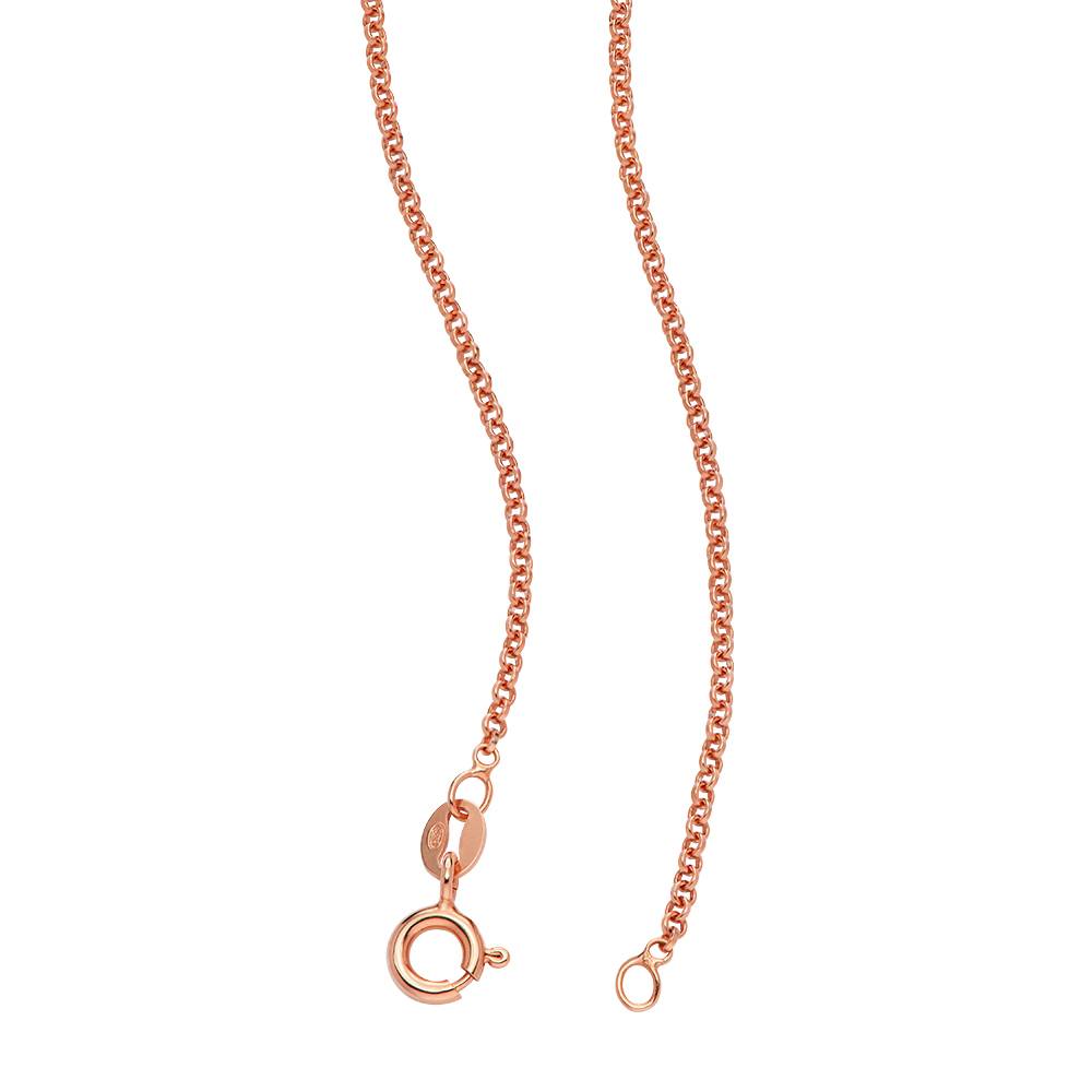 Heritage 0.10CT Diamond Multiple Name Necklace in 18K Rose Gold Plating-3 Heritage 0.10CT Diamond Multiple Name Necklace in 18K Rose Gold Plating-3 product photo