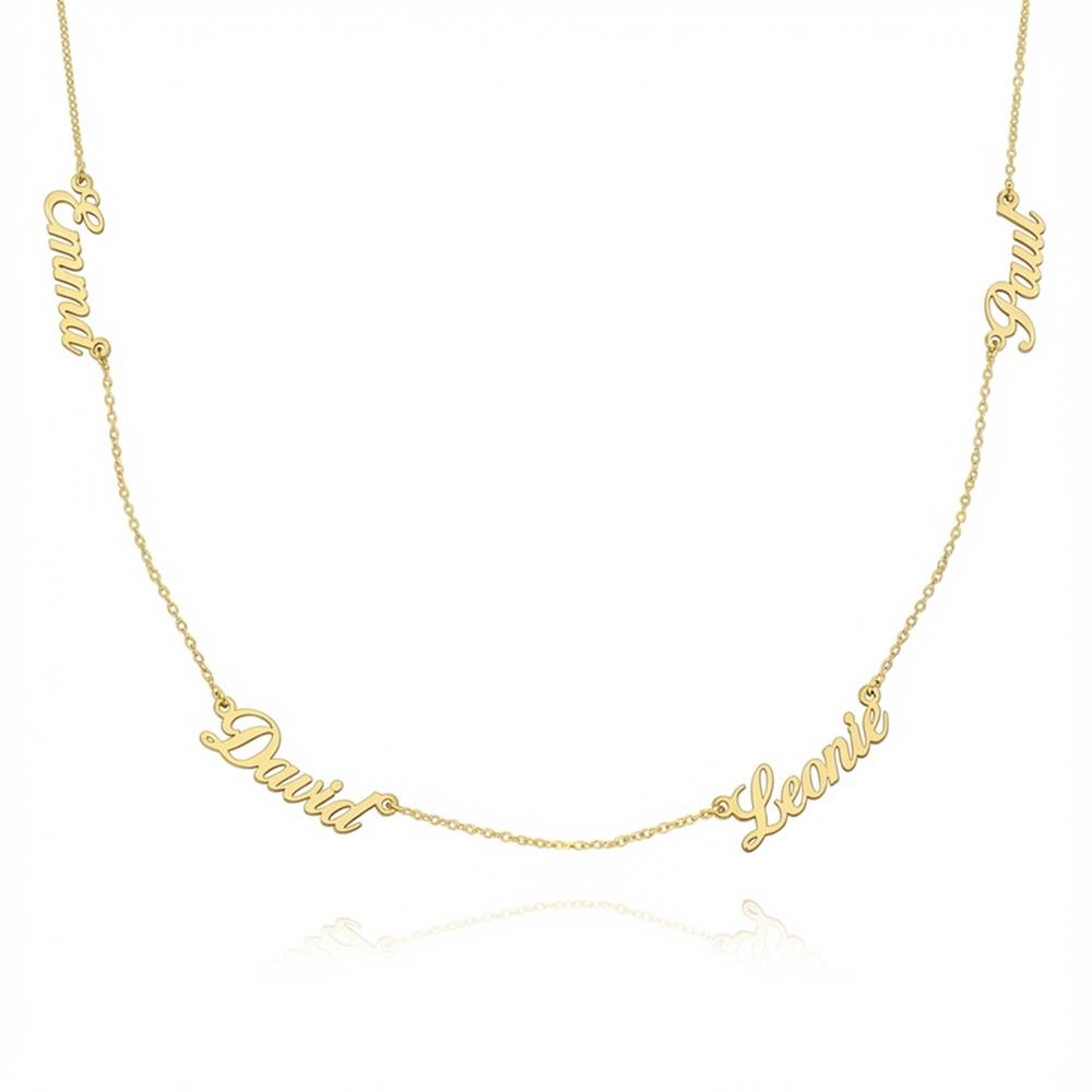 Heritage Multiple Name Necklace in Gold Plating-1 product photo