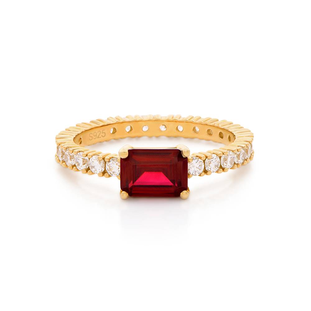 Infinite Radiance Emerald Cut Ring in Gold Vermeil-1 product photo