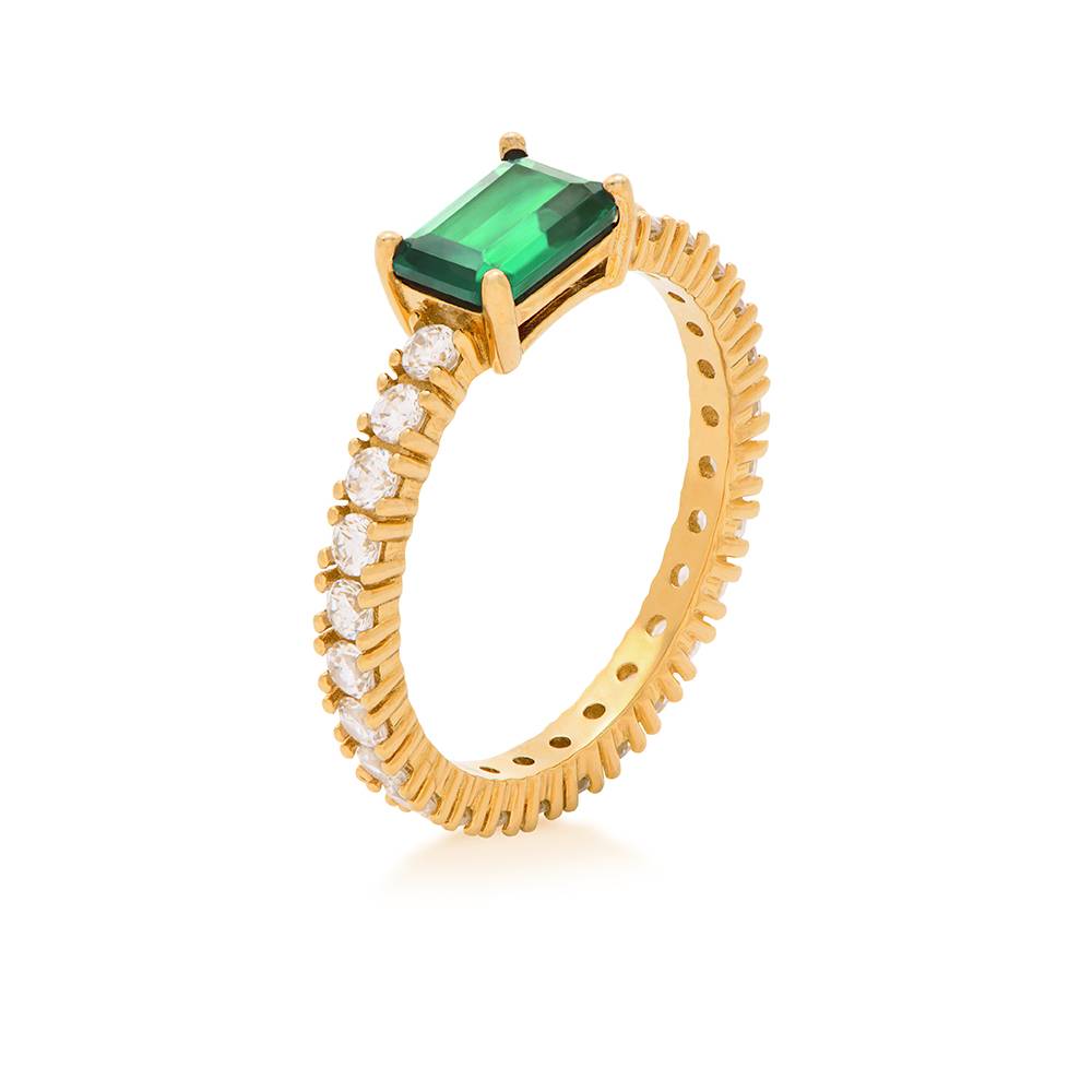 Infinite Radiance Emerald Cut Ring in Vermeil-2 product photo