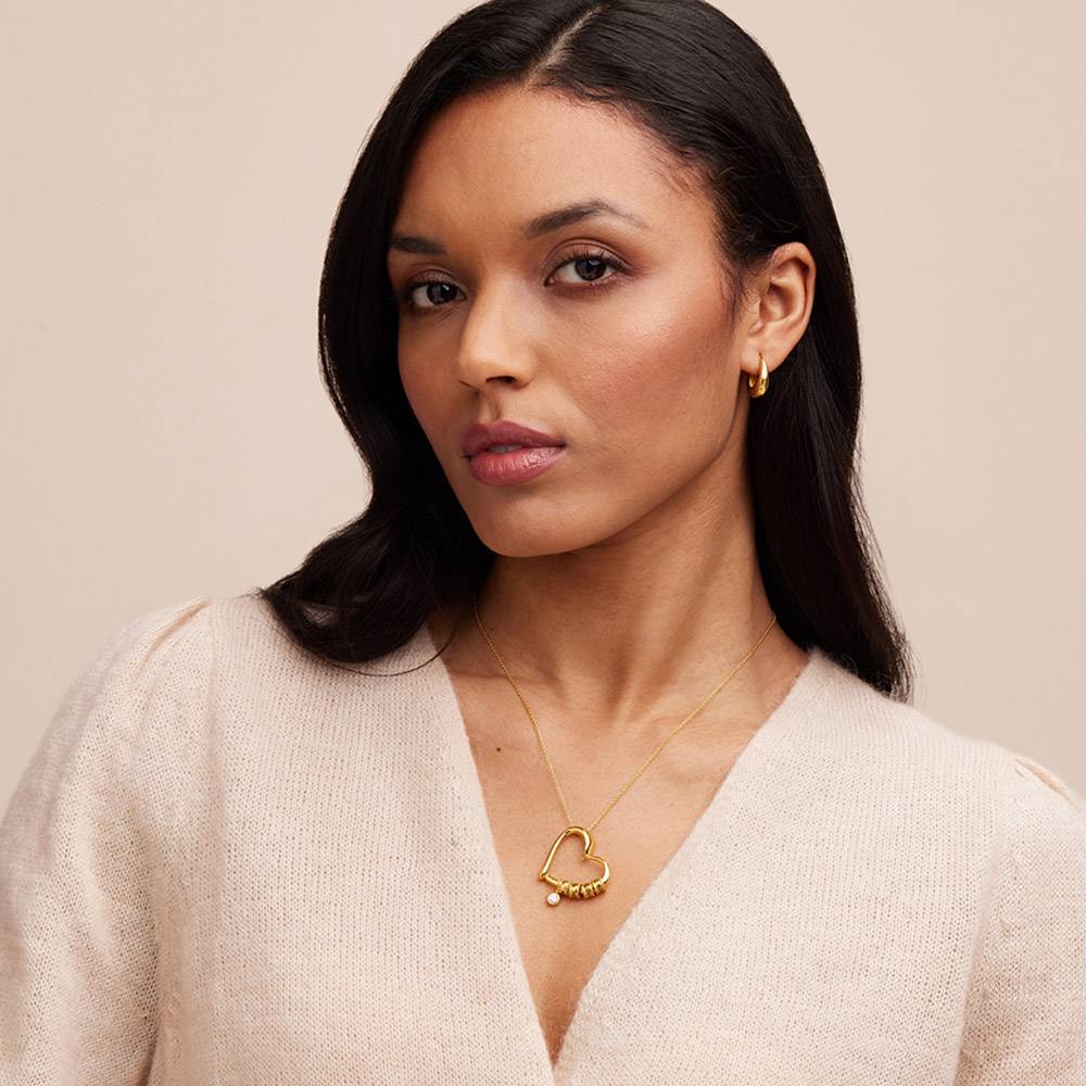 Last Minute Pack "Charming Heart Necklace in Gold Vermeil with 0.25ct Diamond"-5 Last Minute Pack "Charming Heart Necklace in Gold Vermeil with 0.25ct Diamond"-5 product photo