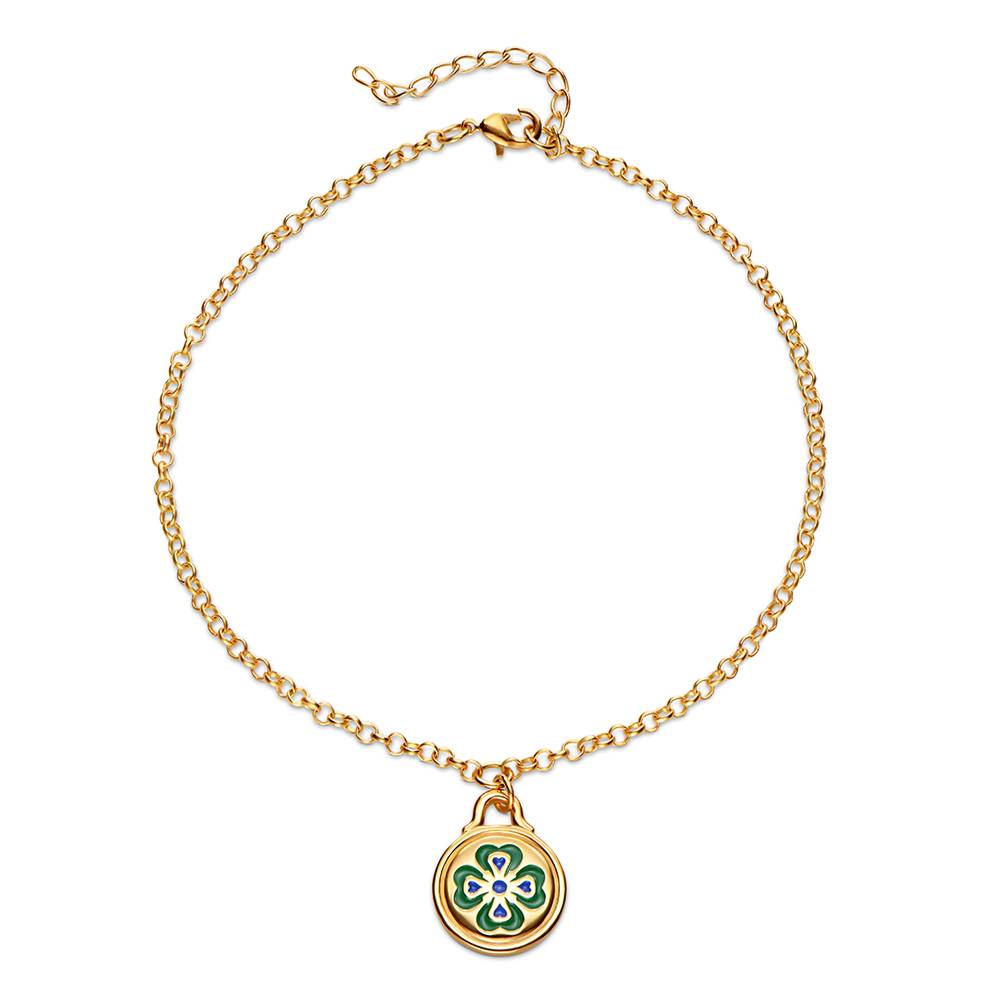Little Ray of Sunshine Charm Bracelet/Anklet in Gold Plating-1 product photo