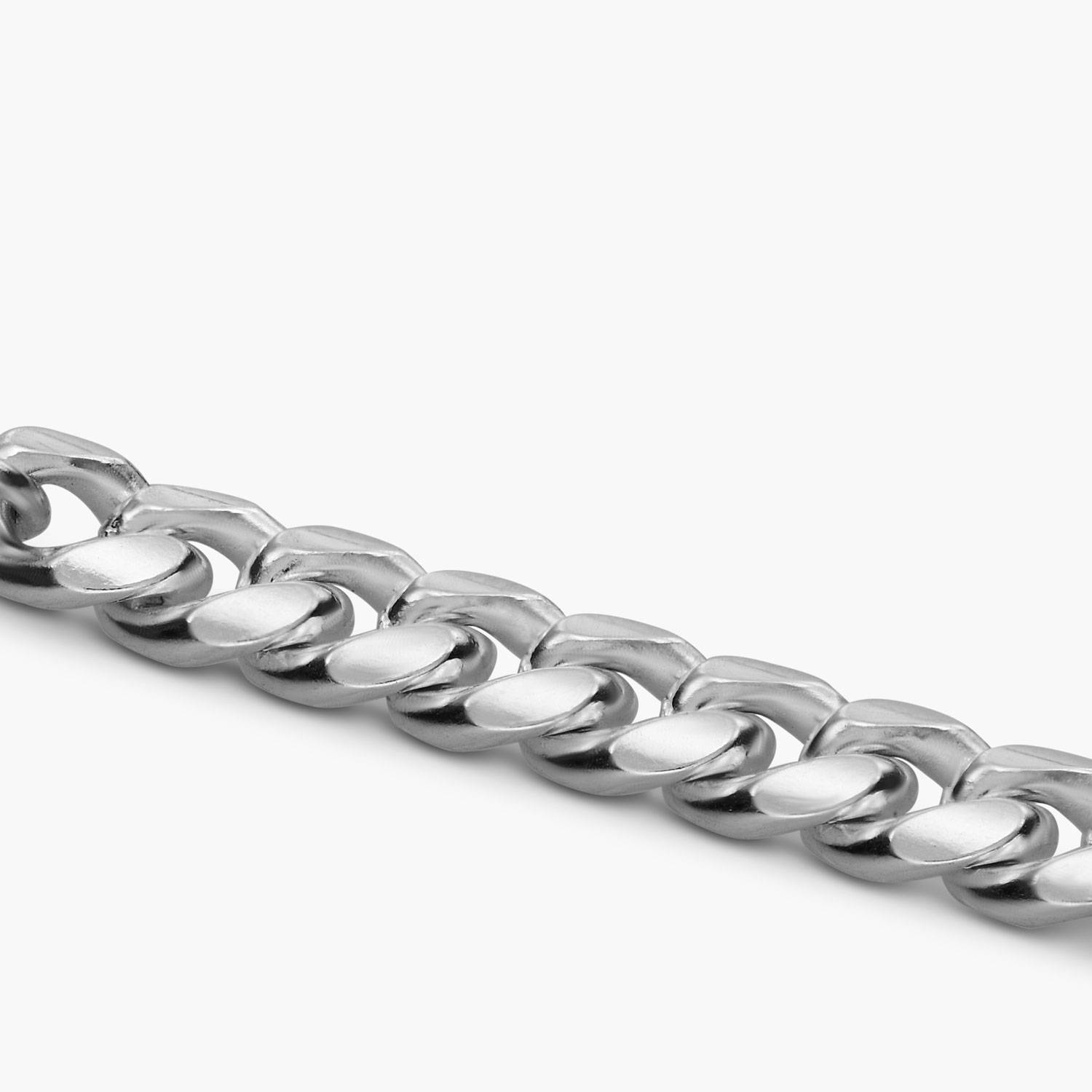 Engraved Cuban Chain Necklace 3mm in Stainless Steel-3 product photo