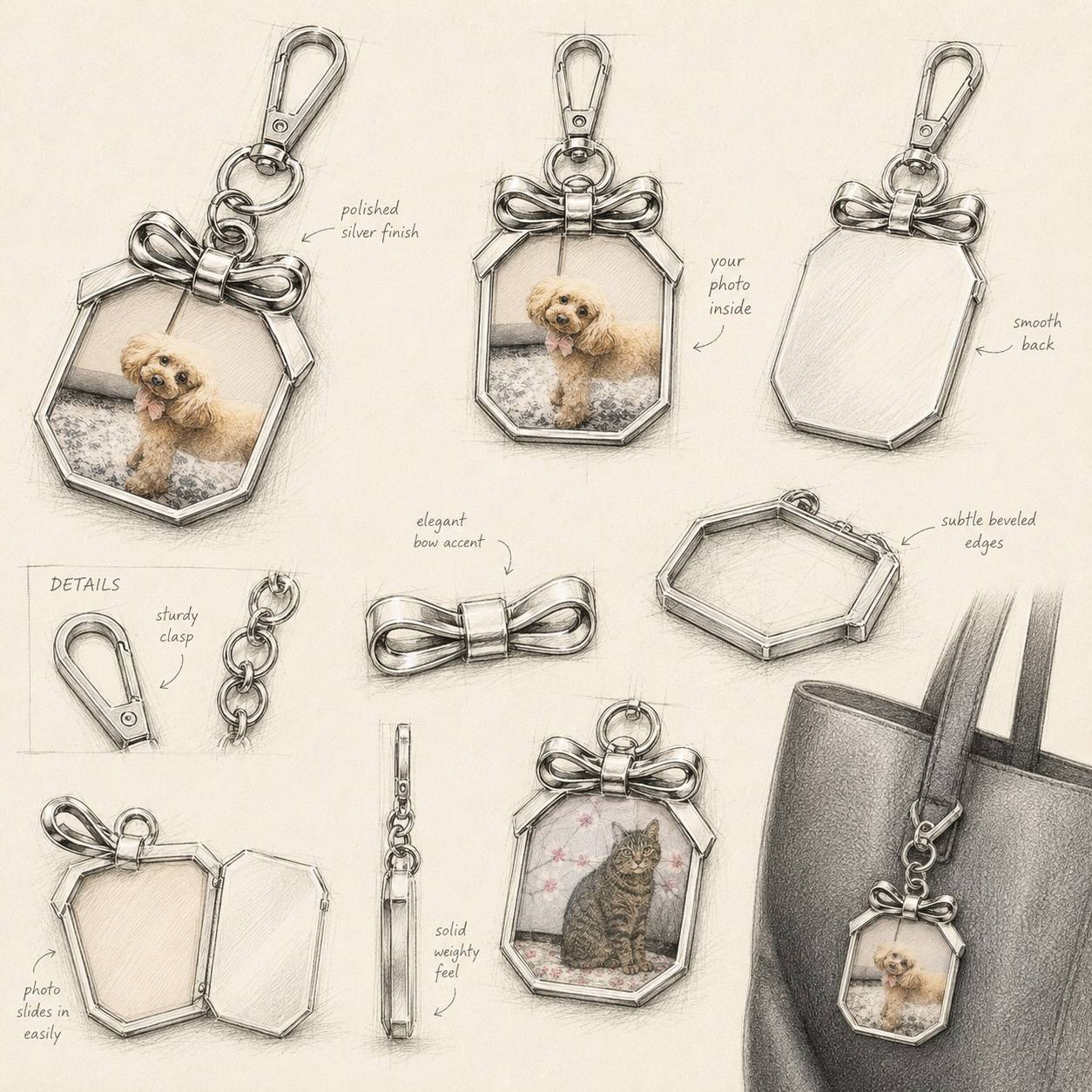Picture Perfect Photo Bag Charm-5 product photo
