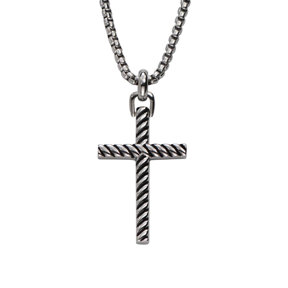 Adam's Rope Cross Necklace for Men-5 Adam's Rope Cross Necklace for Men-5 product photo