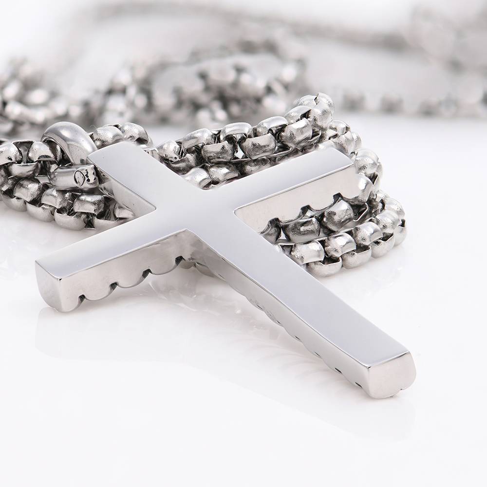 Adam's Rope Cross Necklace for Men-2 Adam's Rope Cross Necklace for Men-2 product photo