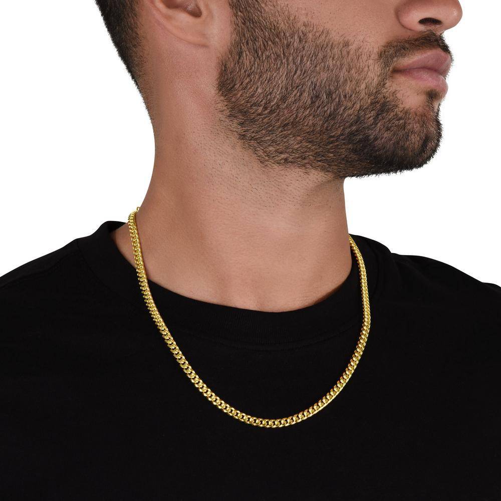 Cuban Link Chain in Gold Plating-2 product photo