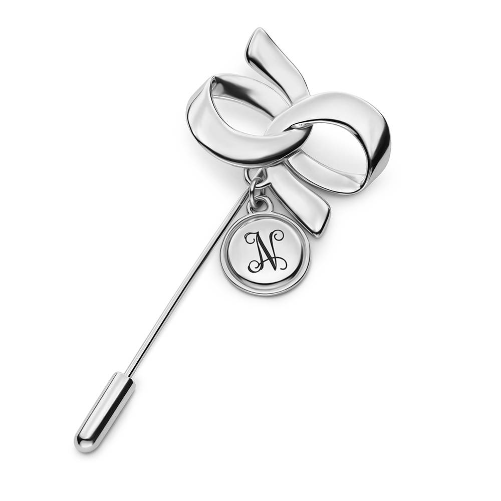 The Heritage Monogram Pin in Silver-1 The Heritage Monogram Pin in Silver-1 product photo