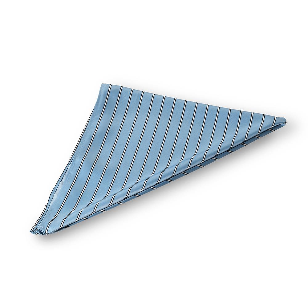 The Muse Satin Scarf in Coastal Stripe-3 The Muse Satin Scarf in Coastal Stripe-3 product photo