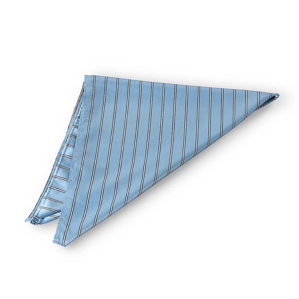 The Muse Satin Scarf in Coastal Stripe-2 The Muse Satin Scarf in Coastal Stripe-2 product photo