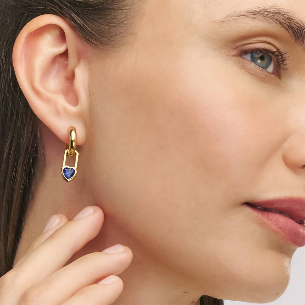 Tied To You Hoop Earrings in Vermeil-1 Tied To You Hoop Earrings in Vermeil-1 product photo