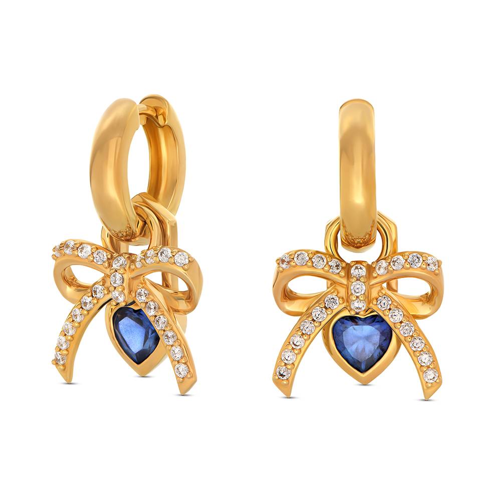 Tied To You Hoop Earrings in Vermeil-3 Tied To You Hoop Earrings in Vermeil-3 product photo