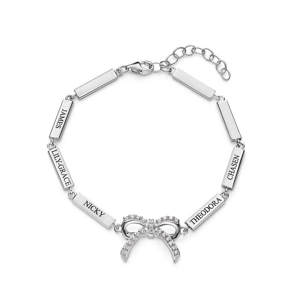 Tied With A Bow Bracelet in Sterling Silver-4 Tied With A Bow Bracelet in Sterling Silver-4 product photo