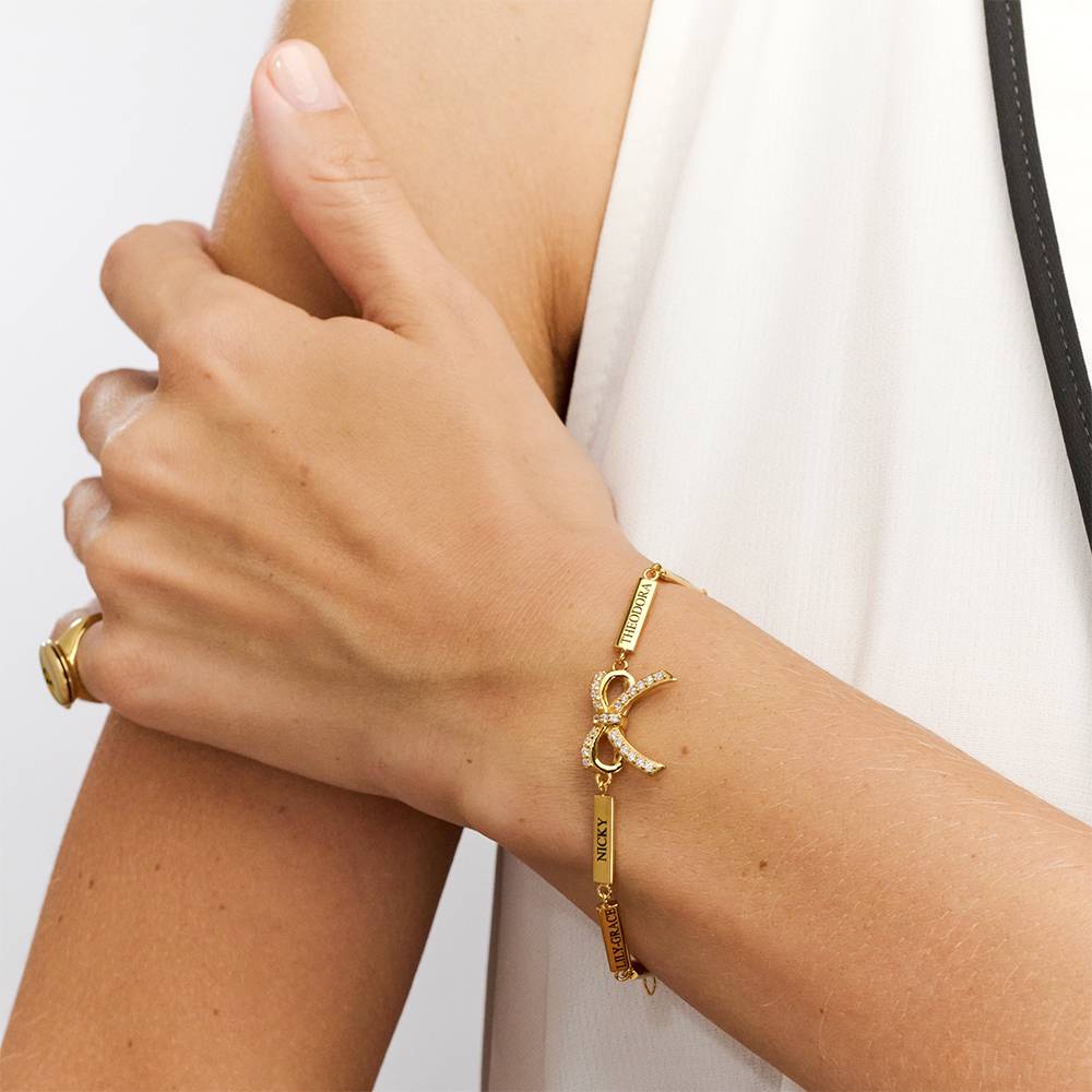Tied With A Bow Bracelet in Vermeil-2 Tied With A Bow Bracelet in Vermeil-2 product photo
