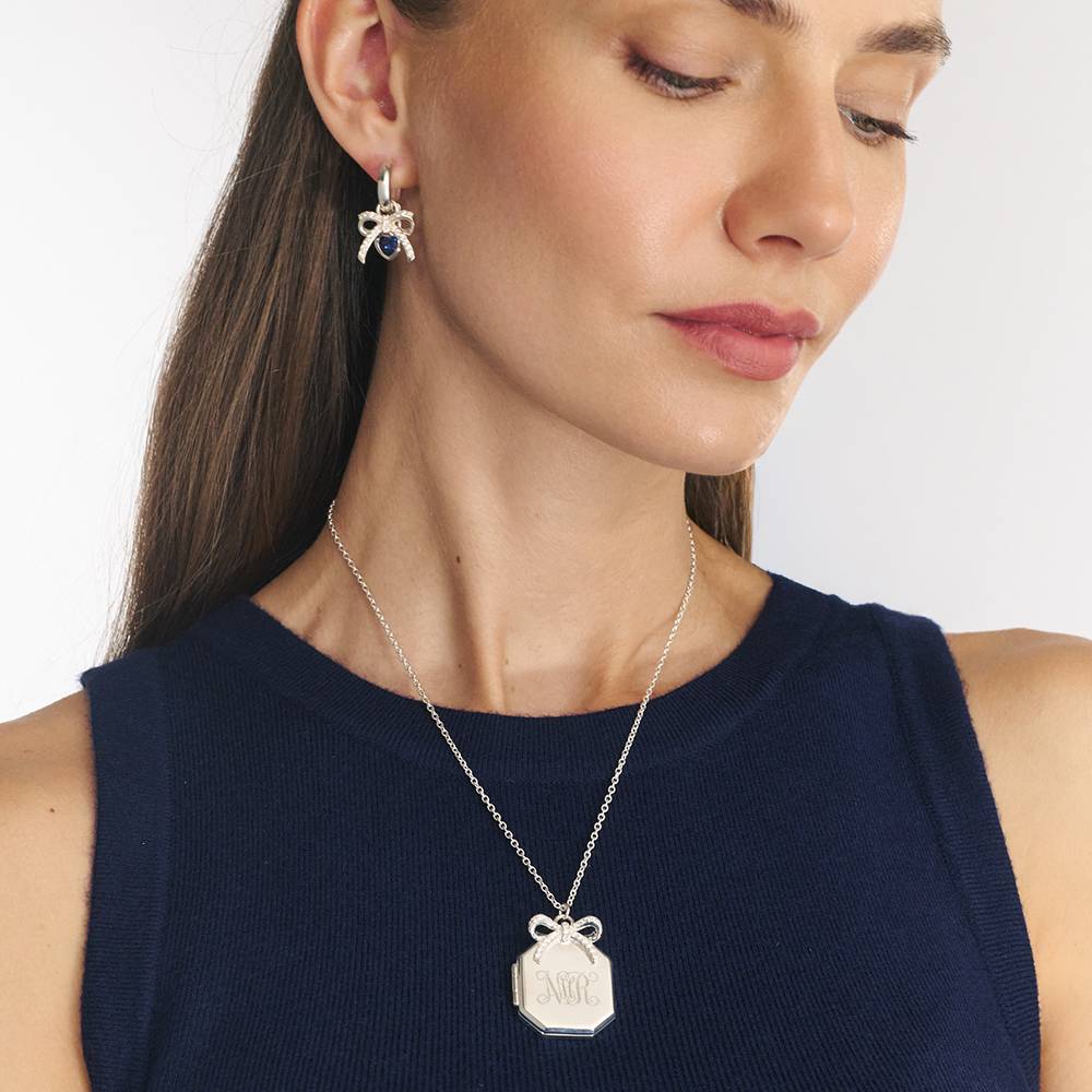 Wrapped With Love Photo Locket in Sterling Silver-1 product photo