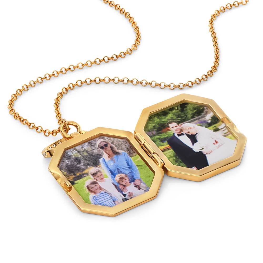 Wrapped With Love Photo Locket in Vermeil-1 product photo
