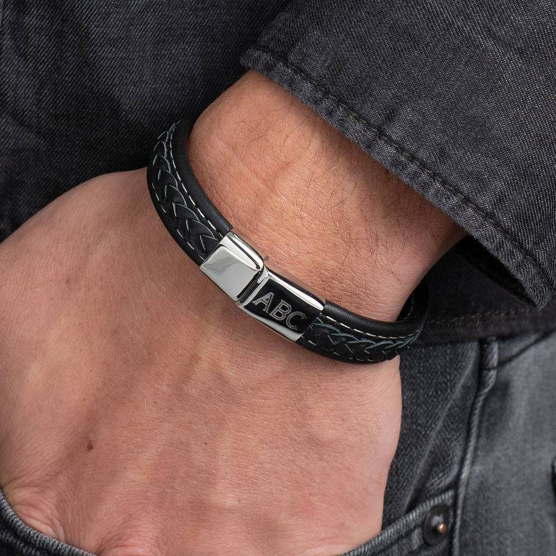 Men's Bracelet with Initials-1 product photo