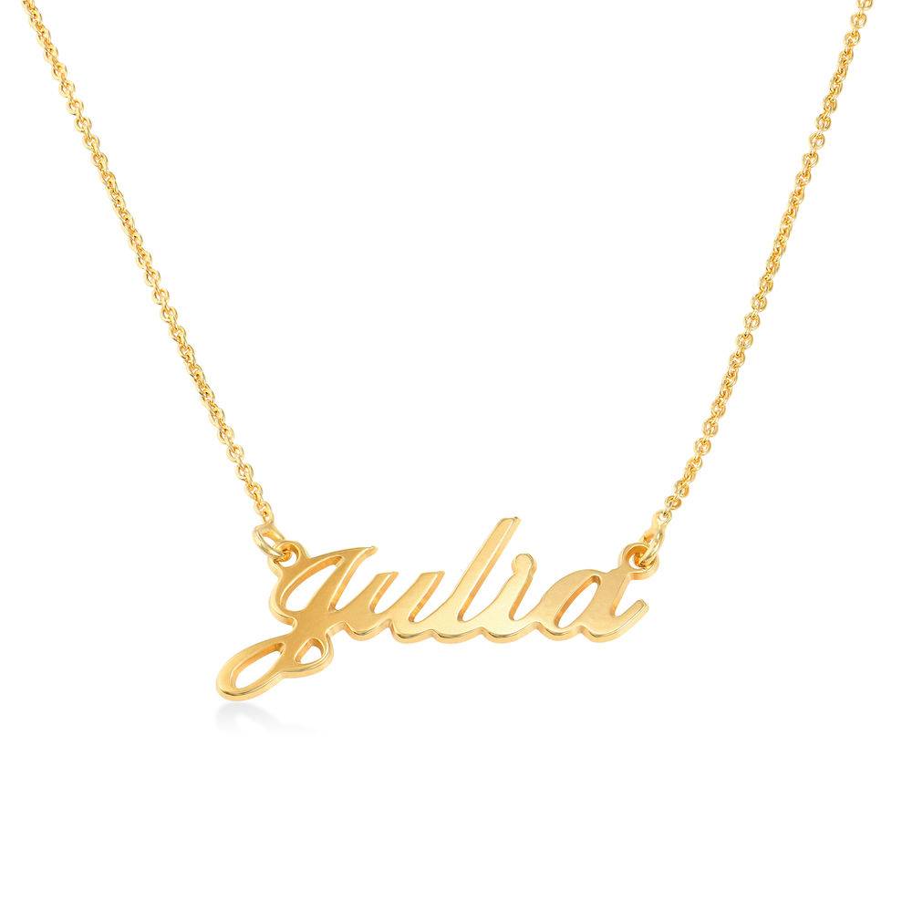 Hollywood Small Name Necklace in 18ct Gold Plating-1 Hollywood Small Name Necklace in 18ct Gold Plating-1 product photo