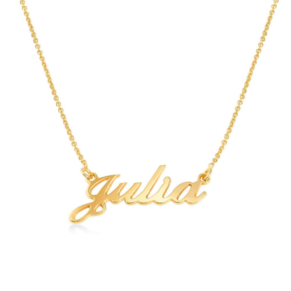 Hollywood Small Name Necklace in 18ct Gold Vermeil-1 Hollywood Small Name Necklace in 18ct Gold Vermeil-1 product photo